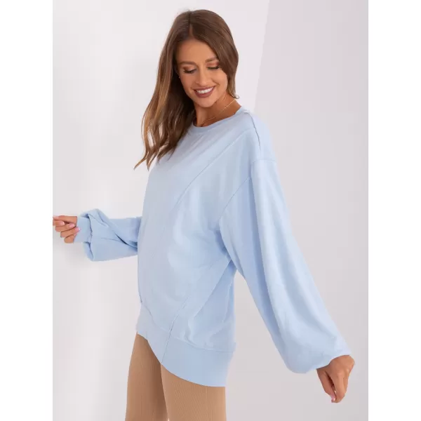  Dámská mikina EX MODA EM-BL-716.14 LIGHT BLUE 