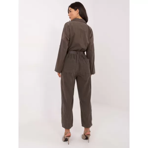  Dámské kalhoty ITALY MODA IT-SP-258009.83 DARK KHAKI 