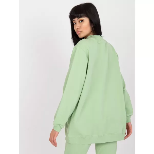  Dámská mikina BASIC FEEL GOOD AP-BL-A-R001 PISTACHIO 
