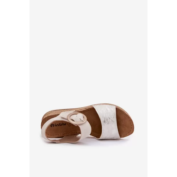  Dámské sandály INBLU RV000013 BEIGE 
