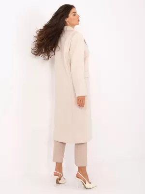 Dámský kabát FACTORY PRICE IT-PL-80320.65 LIGHT BEIGE