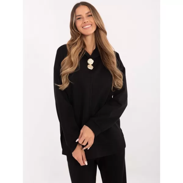  Dámská mikina ITALY MODA DHJ-BL-20510.68 NOIRE 