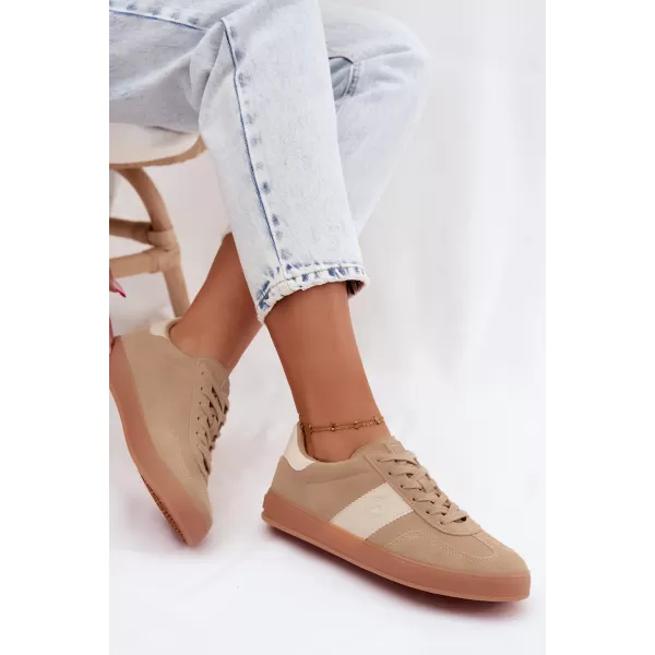  Dámské tenisky BIG STAR SHOES UU274009 BEIGE 