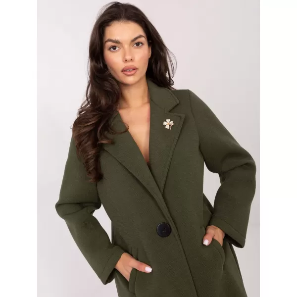  Dámský kabát RUE PARIS IT-PL-FL8153.60 KHAKI 