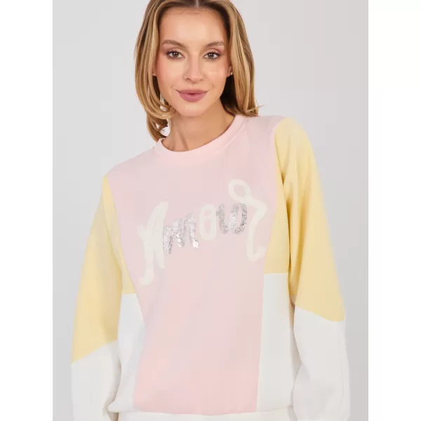  Dámská tepláková souprava RUE PARIS IT-KMPL-22210.95 BRIGHT PINK 