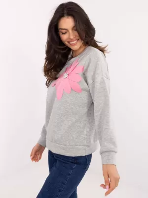 Dámská mikina ITALY MODA MI-BL-M6098.05P GRAY