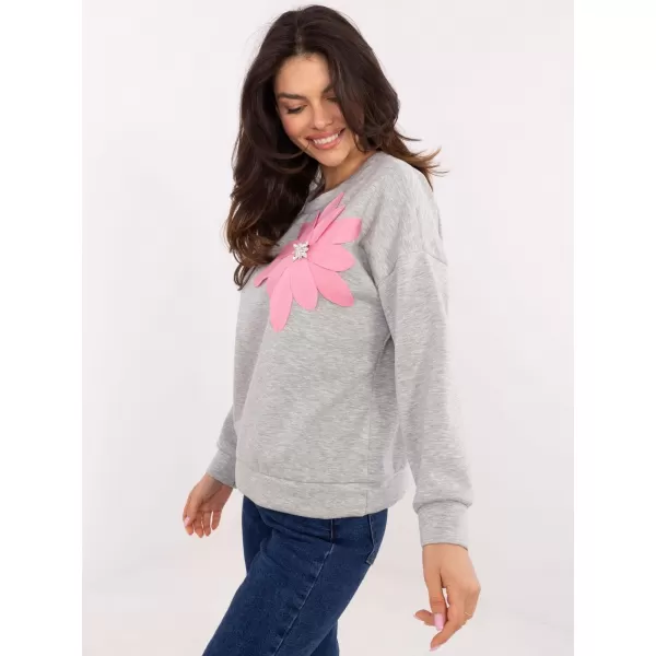  Dámská mikina ITALY MODA MI-BL-M6098.05P GRAY 