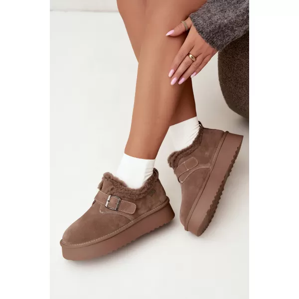  Dámské sněhule BIG STAR SHOES UU274318 BEIGE 