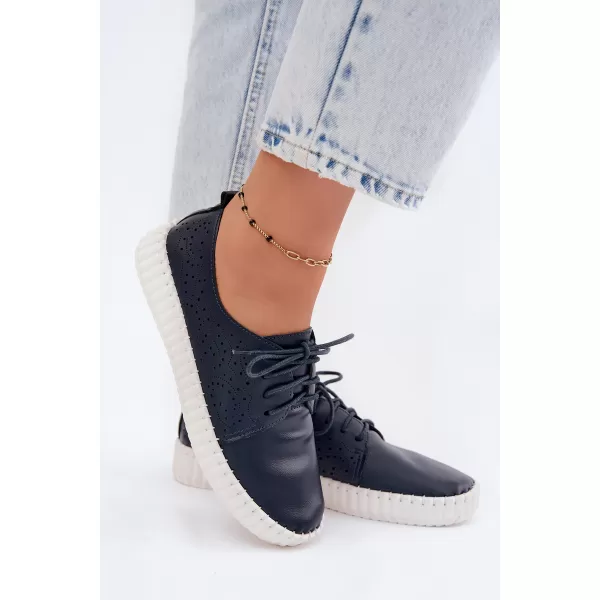  Dámské polobotky BOTO G2437 NAVY 