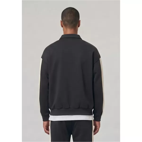  Pánská triko s límečkem URBAN CLASSICS TB8595-00007 BLACK 