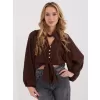 Dámská halenka ITALY MODA MI-BZ-3304.12 BROWN