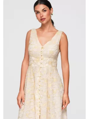 Dámské šaty OMBRE OW-DLR-E0015 BEIGE