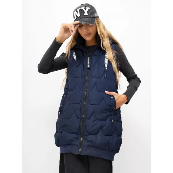  Dámská vesta FACTORY PRICE SK-KZ-HH-079.91P NAVY 