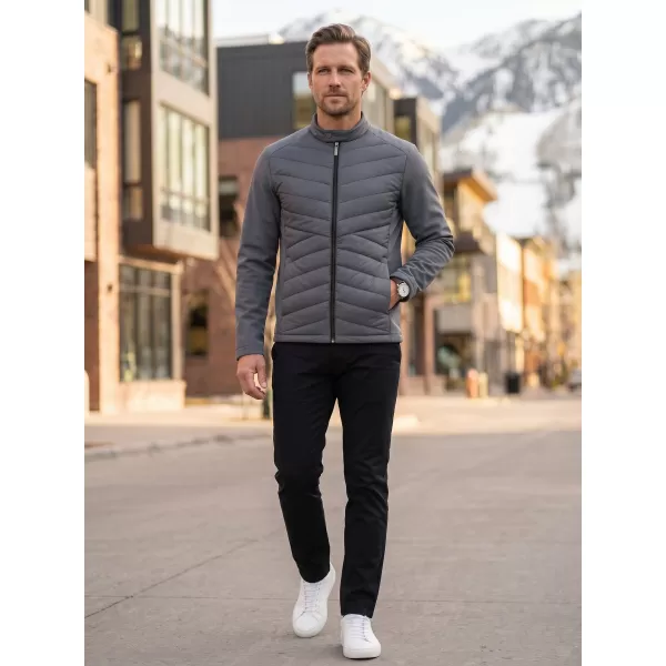  Pánská hybridní bunda MALFINI PREMIUM CROSS 555 LIGHT ANTHRACITE 