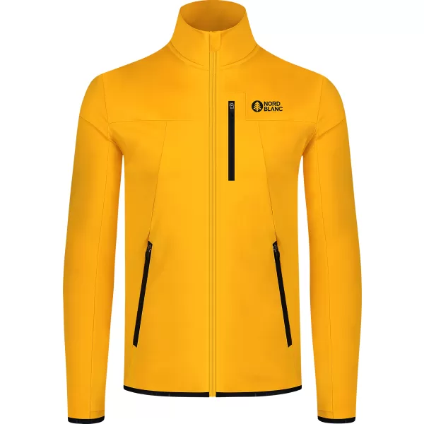  Pánská powerfleece mikina NORDBLANC MORASS NBSFM8335 ŽLUTÁ 