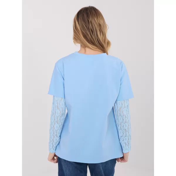  Dámské triko ITALY MODA MI-BZ-4227.61 LIGHT BLUE 