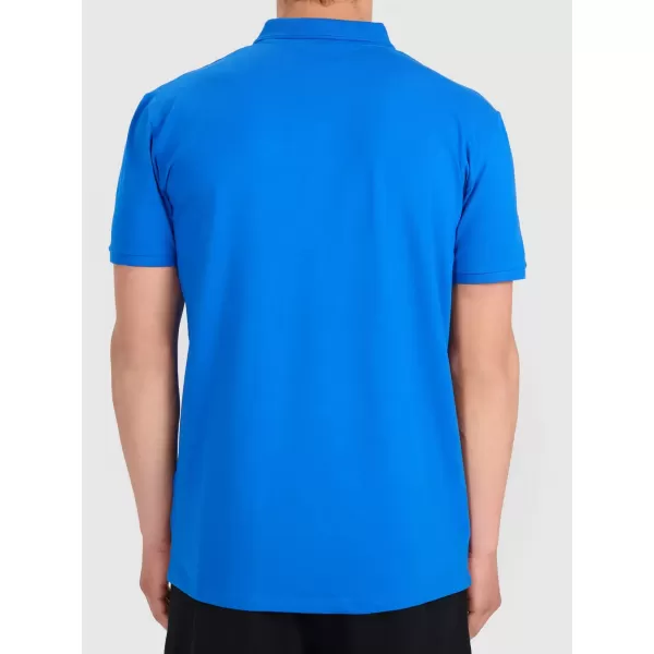  Pánské triko s límečkem 4F 4FWMM00TPTSM0770 BLUE 