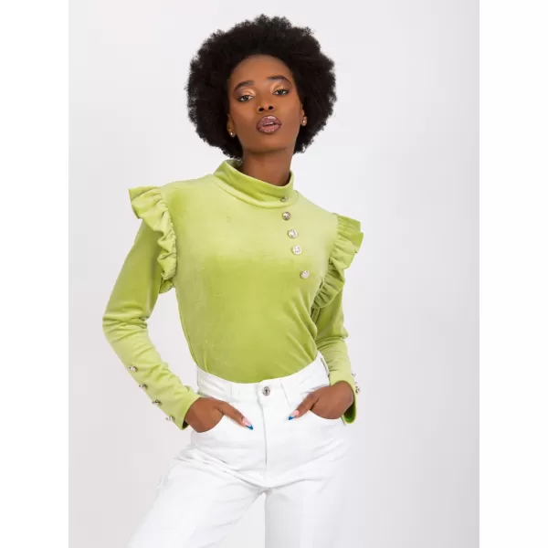  Dámská halenka ITALY MODA DHJ-BZ-6533A.44P LIME 