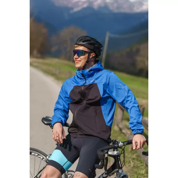  Pánská nepromokavá softshellová bunda NORDBLANC EXPEDITIOUS NBSSM8323 MODRÁ 
