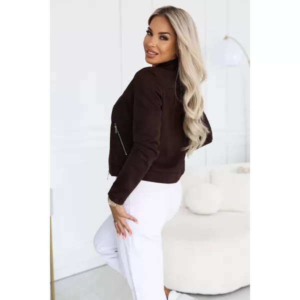  Dámská bunda NUMOCO 481-5 ČOKOLÁDOVÁ 