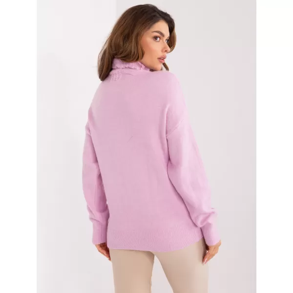  Dámský svetr WOOL FASHION ITALIA AT-SW-23401.97P BRIGHT PURPLE 