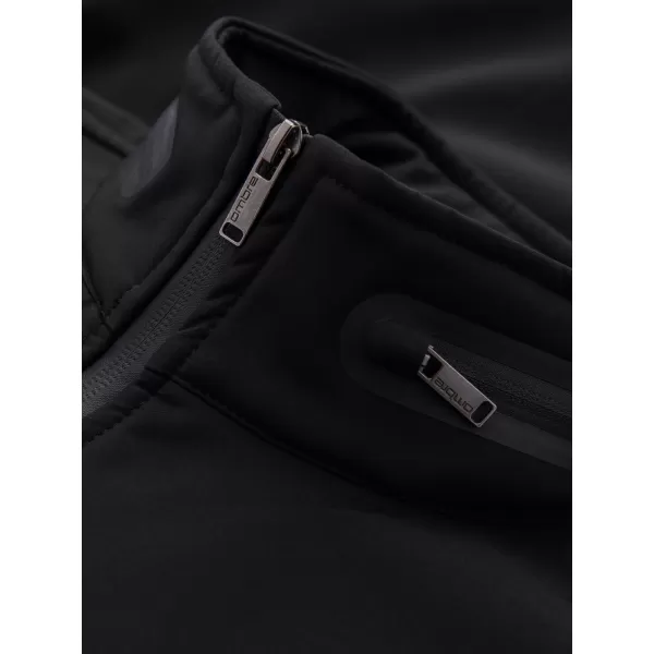  Pánská bunda s kapucí OMBRE OM-JANP-0233 BLACK 