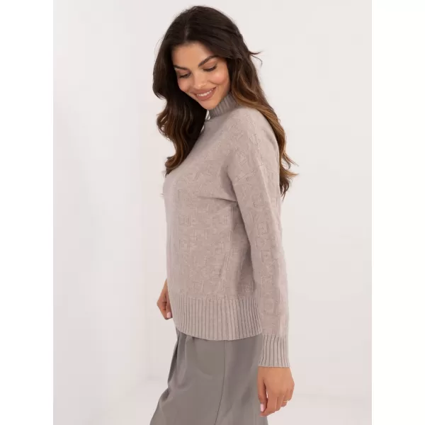  Dámský svetr WOOL FASHION ITALIA AT-SW-2339.54 BEIGE 