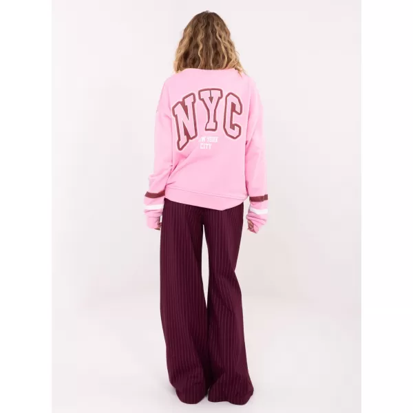  Dámská mikina FACTORY PRICE MJ-BL-H2496.27 BRIGHT PINK 
