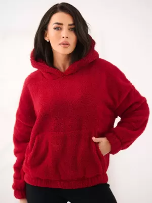 Dámská mikina FACTORY PRICE CS-BL-BT1029.97P DARK RED