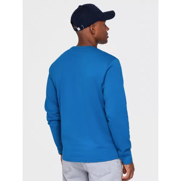  Pánské tričko OMBRE OM-LSBL-0142 BLUE 
