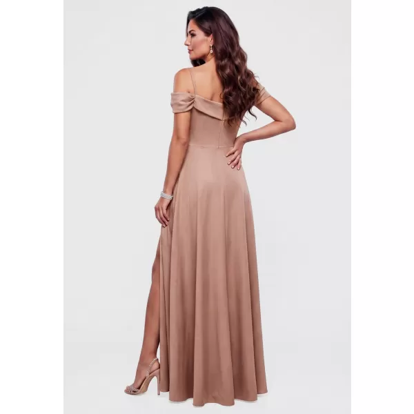  Dámské šaty LARICA LA-OM-DLR452 BEIGE 