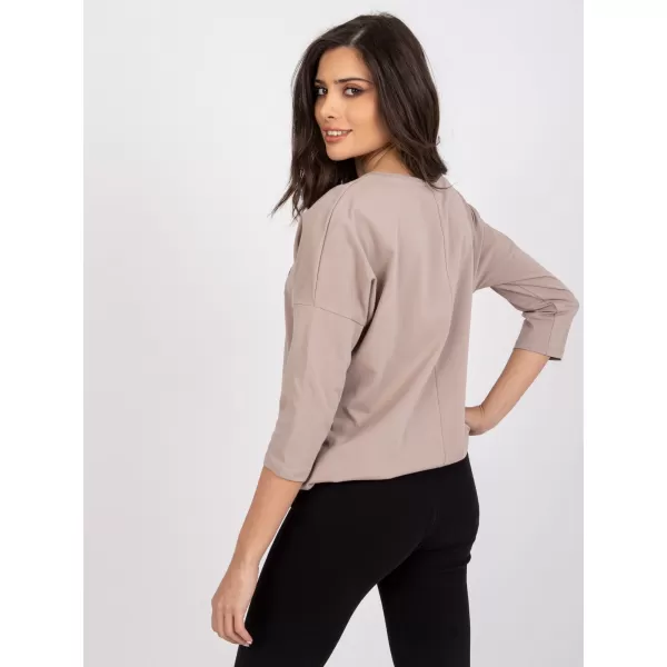  Dámská halenka RELEVANCE RV-BZ-0229.13P DARK BEIGE 