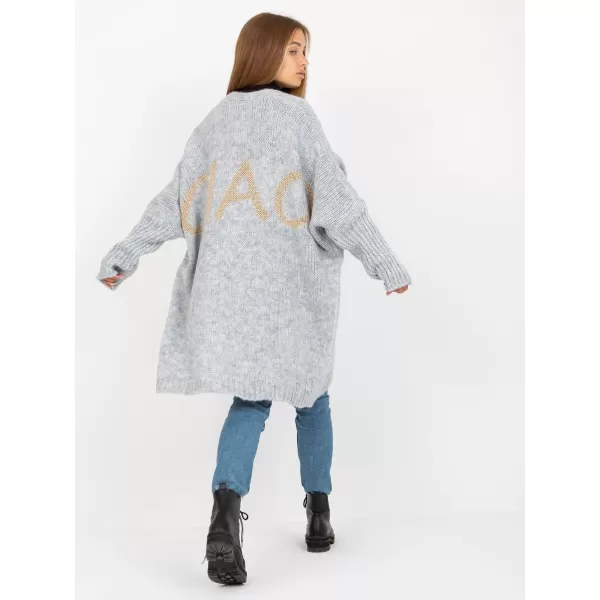  Dámský kardigan OCH BELLA TW-SW-BI-M2201.87 GRAY 