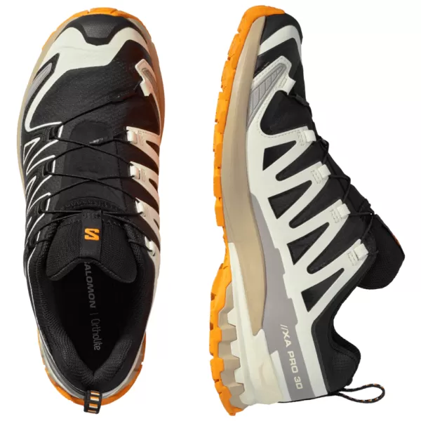  Pánské boty SALOMON XA PRO 3D V9 GORE-TEX L47881900 BLACK/VANILLA ICE/TURMERIC 