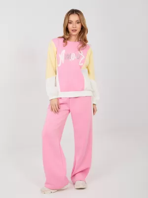 Dámská tepláková souprava RUE PARIS IT-KMPL-22210.93 PINK