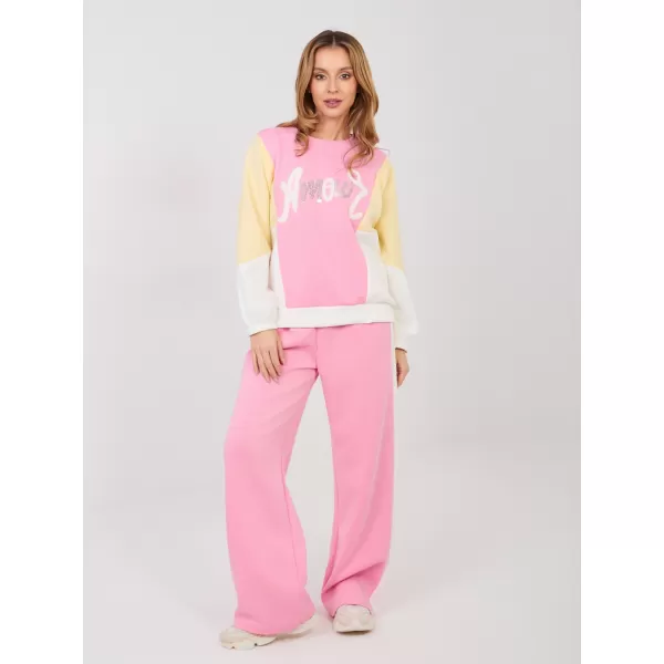  Dámská tepláková souprava RUE PARIS IT-KMPL-22210.93 PINK 