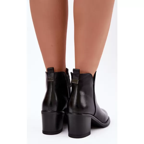  Dámské kotníkové boty VINCEZA 58650 BLACK 