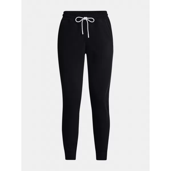  Dámské kalhoty UNDER ARMOUR UA RUSH FLEECE PANT 1365775-001 ČERNÁ 