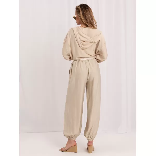  Dámské kalhoty RUE PARIS IT-SP-10368.34 BEIGE 