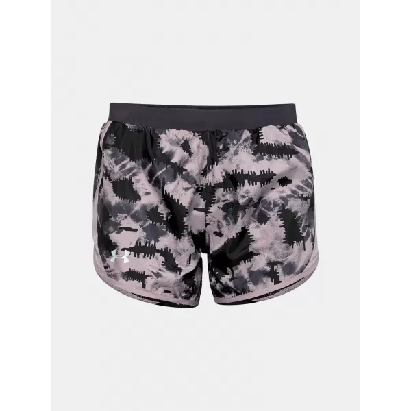  Dámské kraťasy UNDER ARMOUR W UA FLY BY 2.0 PRINTED SHORT 1350198-591 FIALOVÁ 