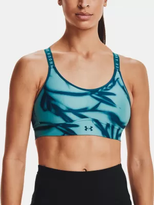 Dámská podprsenka UNDER ARMOUR INFINITY MID PRINTED BRA 1361157-476 MODRÁ