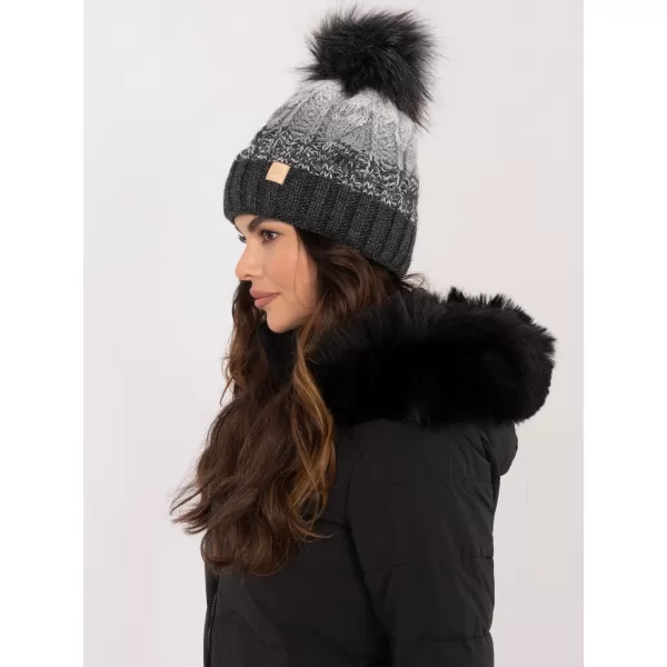  Dámská čepice RUE PARIS JK-CZ-52.17 DARK GREY 