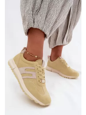 Dámské tenisky BOTO GD-XW-1054 YELLOW/BEIGE