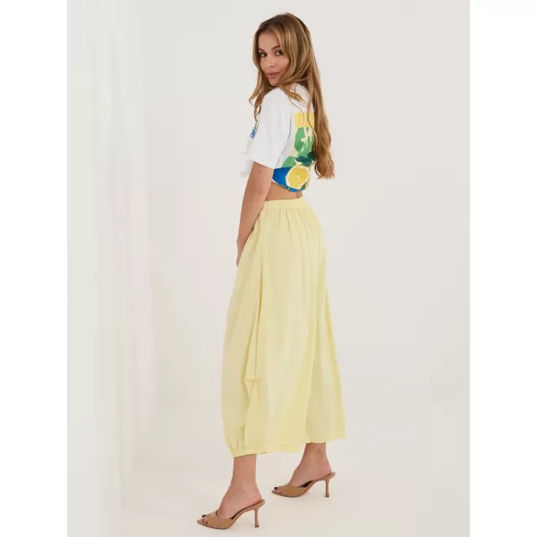  Dámské kalhoty ITALY MODA IT-SP-FL9321.96 BRIGHT YELLOW 