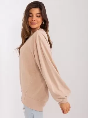 Dámská mikina EX MODA EM-BL-716.14 BEIGE