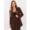 Dámské sako RUE PARIS IT-MA-FL8315.85 BROWN