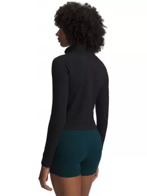 Dámské triko UNDER ARMOUR MOTION 1/2 ZIP 6013775-008 ČERNÁ