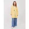 Dámský kabát RUE PARIS IT-PL-FL8153-1.04 BRIGHT YELLOW