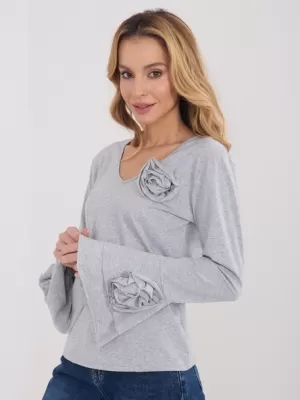 Dámská halenka ITALY MODA IT-BZ-22139.96 GRAY