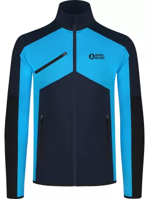 Pánská powerfleece mikina NORDBLANC CUSP NBSFM8334 MODRÁ